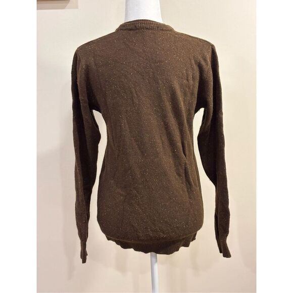 Scotch & Soda Women's Wool Blend Cable Knit Pullover Sweater Brown Medium - Picture 5 of 10